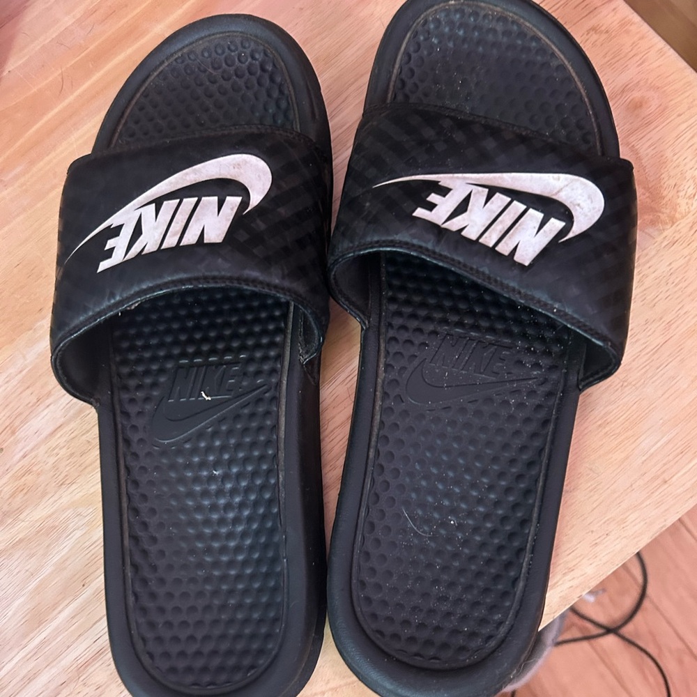 Nike Black Slide Sandals